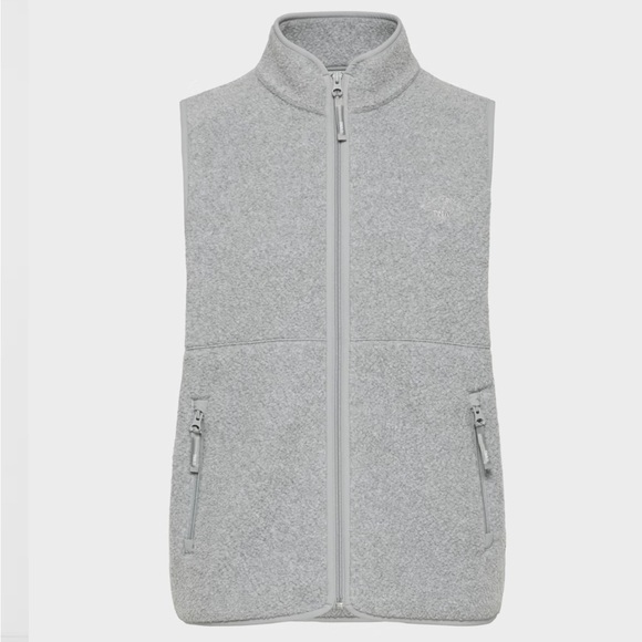 Aritzia Jackets & Blazers - Aritzia TNA Polartec® Thermal Pro® Mockneck Vest in Heather Gray Size XXS